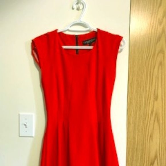 Topshop red tea dress - Picture 1 of 3